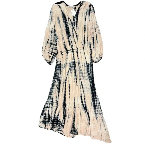 Young Fabulous & Broke | Dresses | Young Fabulous Broke Jillian Faux Wrap  Vneck Tie Dye Asymmetrical Dress New | Poshmark